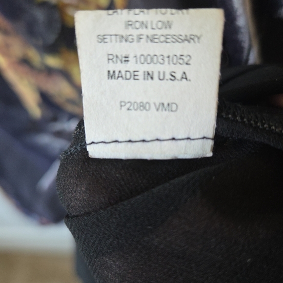 CITRON Santa Monica Silk Kimono Topper w/under Layer Top Plus Size 2X - Picture 4 of 6